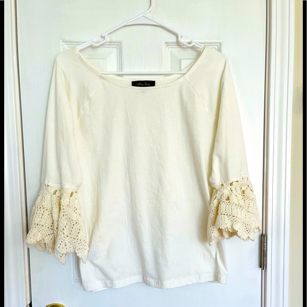 Cream blouse